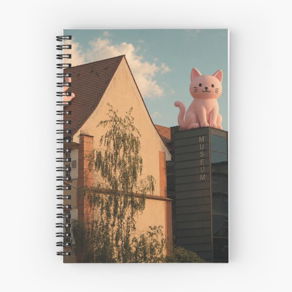 Item preview, Pink cats are besieging the Dreiländermuseum Lörrach designed and sold by Mauswohn.
