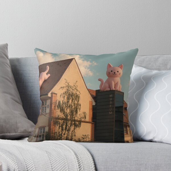 Item preview, Pink cats are besieging the Dreiländermuseum Lörrach designed and sold by Mauswohn.