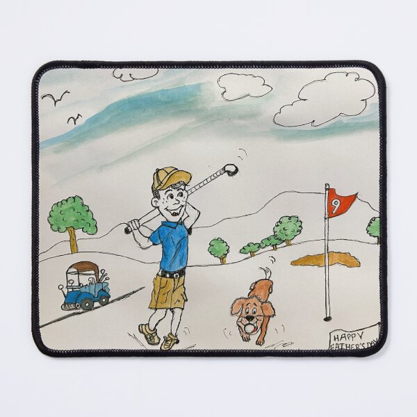Item preview, Happy Father's Day card (hand drawn)  designed and sold by BrianDekter.