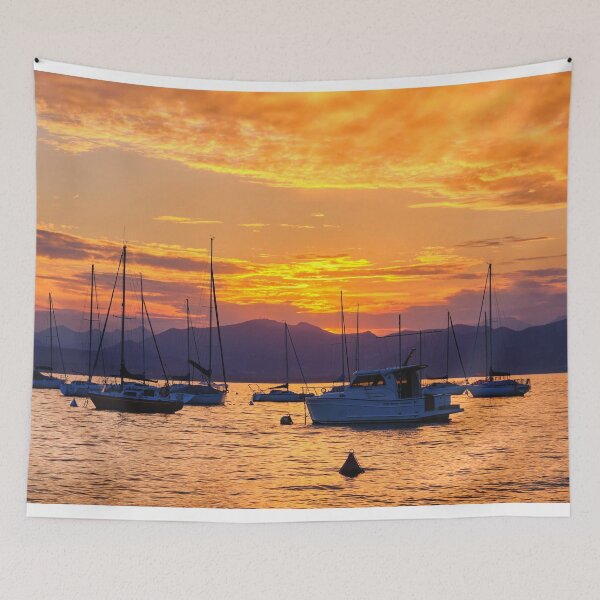 Item preview, Sunset at Bardolino on Lake Garda designed and sold by Violaman.