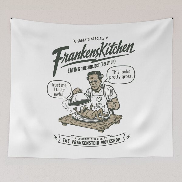 Item preview, Frankenstein's Kitchen designed and sold by taratyanprint.