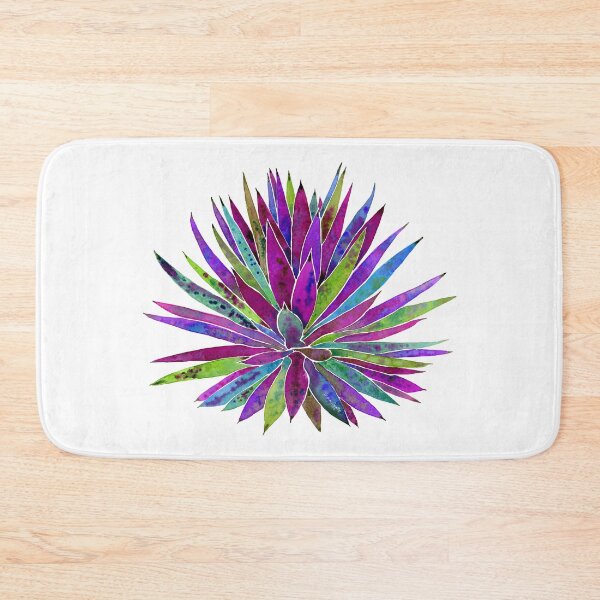Item preview, Modern Succulent Watercolor - Tropical Plant Art - Purple Hues designed and sold by AlinaArt&Design.