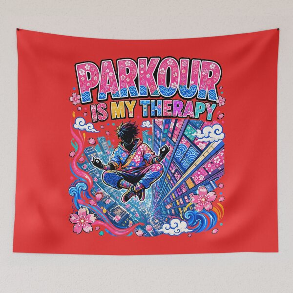 Item preview, Parkour is my Therpay designed and sold by CoolCrazyQuirky.