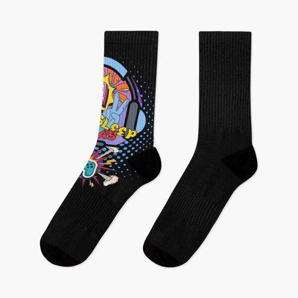 Item preview, Retro Gamer Vibe – Eat Sleep Play Pop Art designed and sold by 2msons.