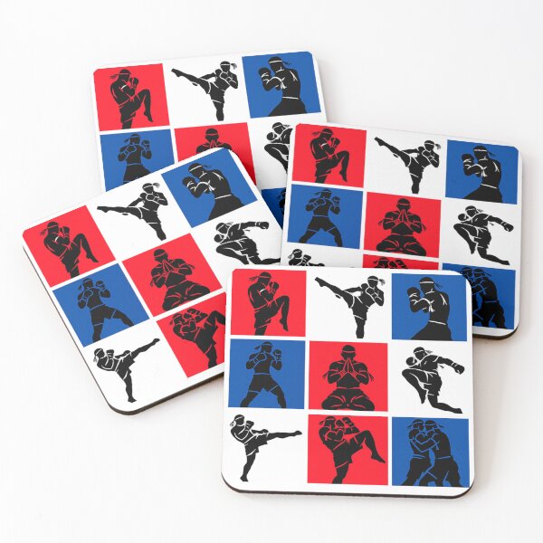 Item preview, Muay Thai Fighters Pop Art Design designed and sold by redsharkuk.