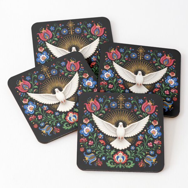 Item preview, Holy Spirit Dove – Cieszyn Silesian Folk Embroidery designed and sold by Airimo.