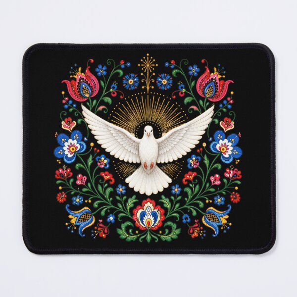 Item preview, Holy Spirit Dove – Cieszyn Silesian Folk Embroidery designed and sold by Airimo.