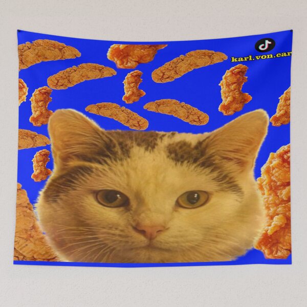 Item preview, Karl Von Carlson The Chicken Strip Cat designed and sold by Cat Haven & Rescue .
