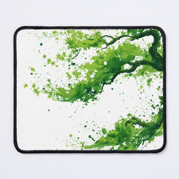Item preview, First Green | Japanese Maple Suibokuga Ink Art | Spring Kaede Design designed and sold by Chaaa-han.