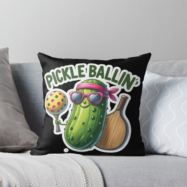 Item preview, Funny Pickleball Player Paddleball Pickle Ballin designed and sold by smartrocket.