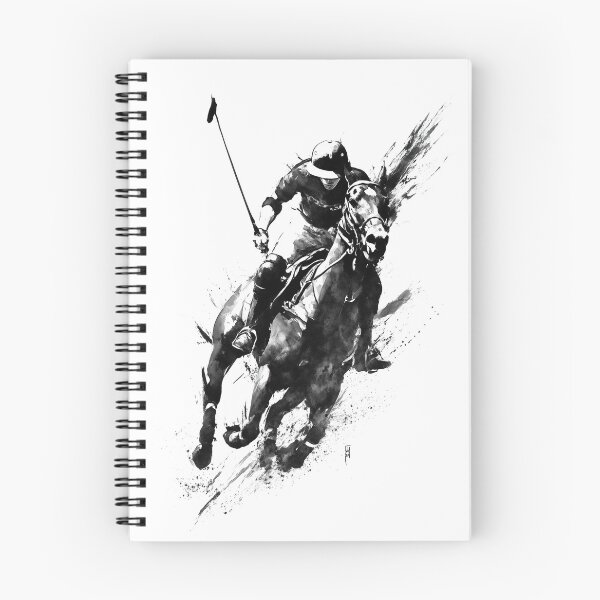 Item preview, The Strike | Polo Sumi-e Ink Art | Equestrian Power Design designed and sold by Chaaa-han.