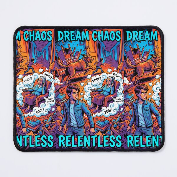 Item preview, Dream Chaos Relentless | Surreal Comic Breakdown Art designed and sold by TreatLLC.