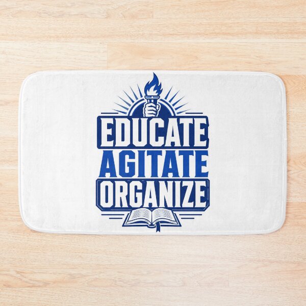 Item preview, Educate Agitate Organize Ambedkarite Typography Design designed and sold by ArtsyExplorer.