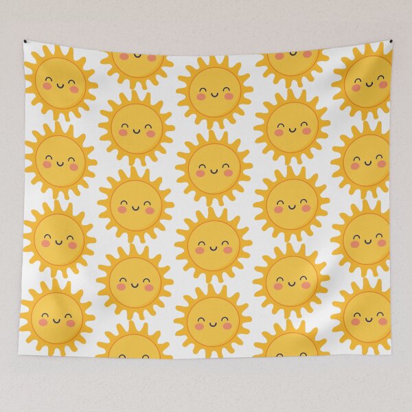 Item preview, Cute Kawaii Smiling Sun  designed and sold by BetweenForms.
