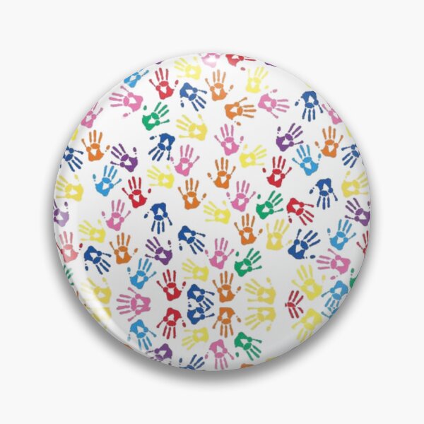Item preview, Colorful Handprints Pattern - Cute Rainbow Hand Prints designed and sold by gokhanuzen.