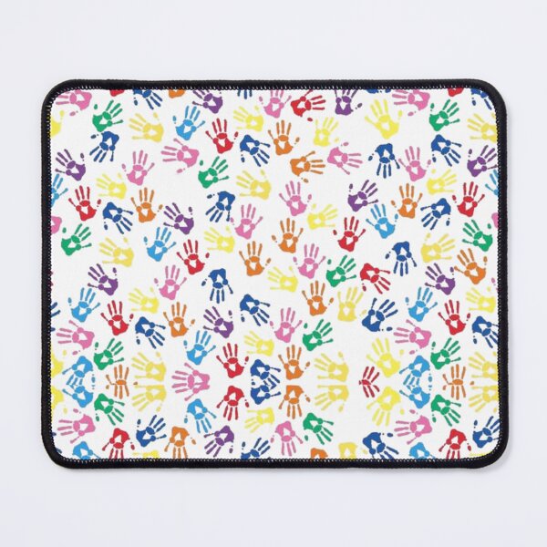 Item preview, Colorful Handprints Pattern - Cute Rainbow Hand Prints designed and sold by gokhanuzen.