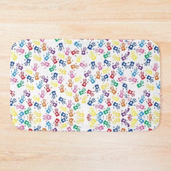 Item preview, Colorful Handprints Pattern - Cute Rainbow Hand Prints designed and sold by gokhanuzen.
