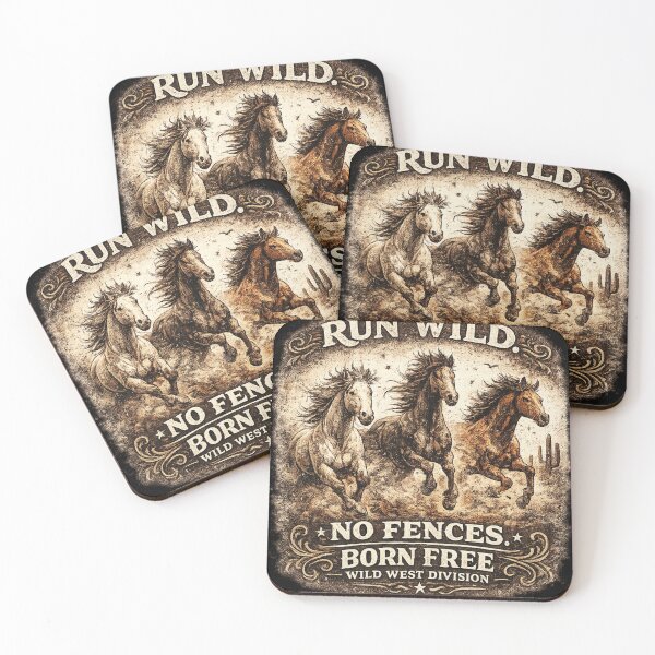 Item preview, Run Wild Vintage Horse Graphic | Wild West Cowboy Aesthetic designed and sold by Anyshca.