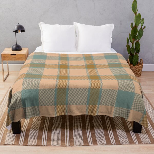 Item preview, Warm Beige and Gold Plaid Pattern designed and sold by PowerAntShop.