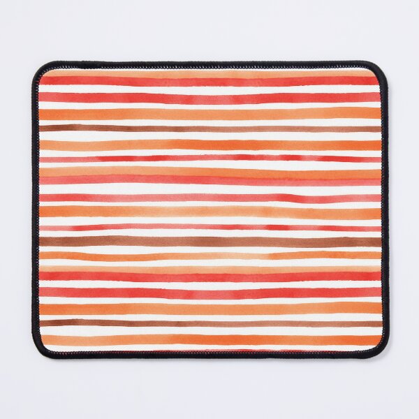 Item preview, Watercolor Warm Stripes Pattern designed and sold by wissal.studio.