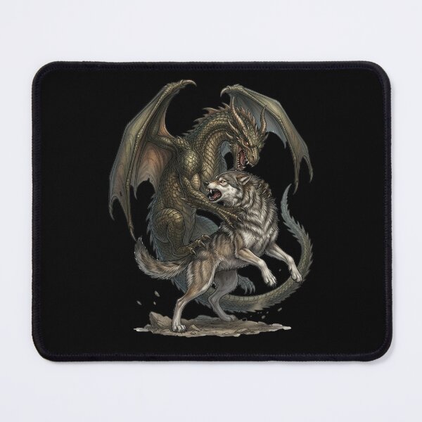 Item preview, Wolf versus Dragon designed and sold by ReneMM.