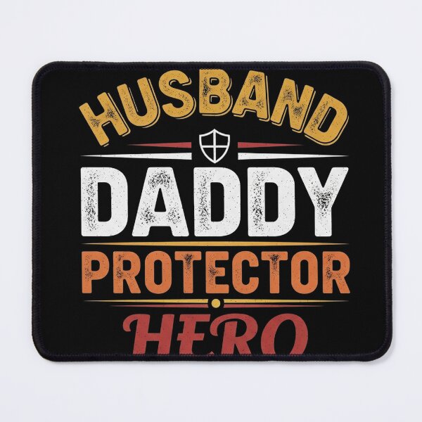 Item preview, Husband Daddy Protector Hero Simple Funny Father Quote designed and sold by Designs-RZ.