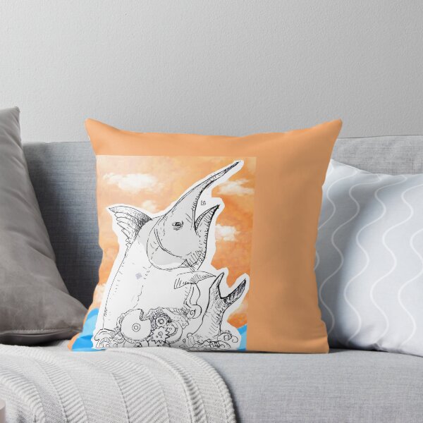 Item preview, Automaton Sword Fish (Original Ink Drawing by ACCI) designed and sold by VanyssaGraphics.