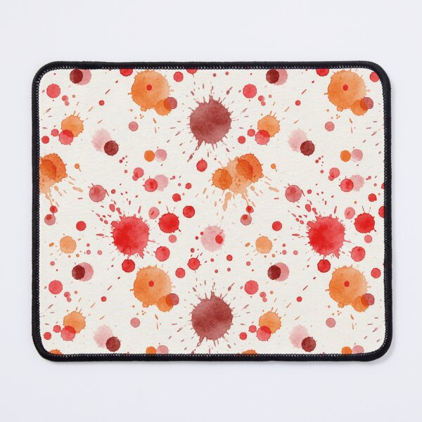 Item preview, Abstract Red & Orange Watercolor Splatter Pattern designed and sold by wissal.studio.