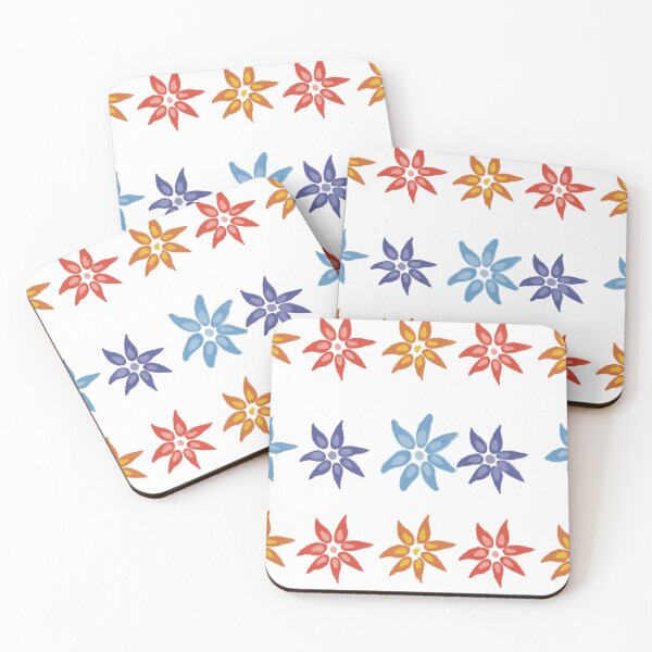 Item preview, Rows of Textured Watercolor Blossoms designed and sold by Senorona.