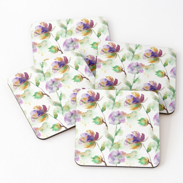 Item preview, Vibrant Abstract Watercolor Floral designed and sold by wissal.studio.