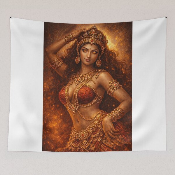 Item preview, Divine Ember Goddess – Fiery Elegance designed and sold by ITSimagination.