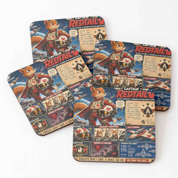Item preview, Captain Redtail – Squirrels Above and Beyond designed and sold by SecretSquirrellDesigns.