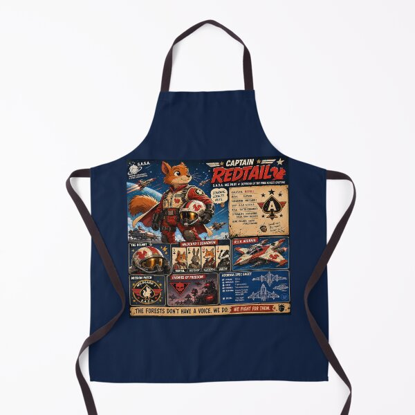 Item preview, Captain Redtail – Squirrels Above and Beyond designed and sold by SecretSquirrellDesigns.