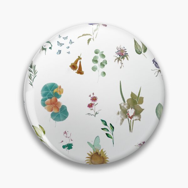 Item preview, Botanical Flowers Pattern – Composizione Floreale Artistica Acquerello designed and sold by su74lab.