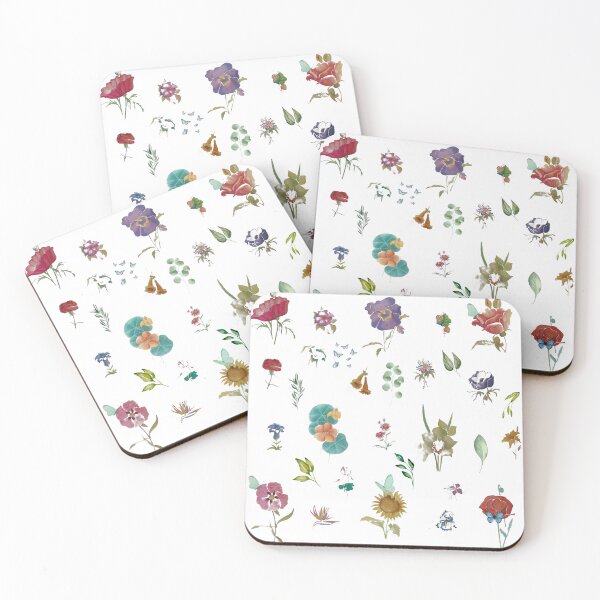 Item preview, Botanical Flowers Pattern – Composizione Floreale Artistica Acquerello designed and sold by su74lab.