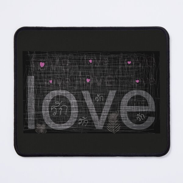 Item preview, Dark Grunge Love and Thai Rak Calligraphy Artwork designed and sold by NornAxiom.