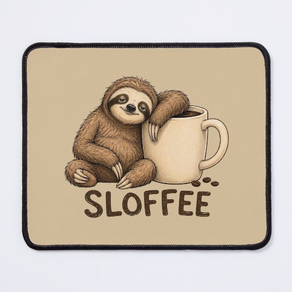 Item preview, Sloffee Sloth Coffee Lover designed and sold by olosra.