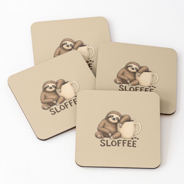 Item preview, Sloffee Sloth Coffee Lover designed and sold by olosra.