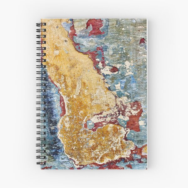 Item preview, Rustic Mediterranean Peeling Paint Wall Abstract Photo designed and sold by Jonnekesart.
