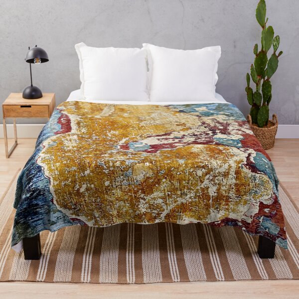 Item preview, Rustic Mediterranean Peeling Paint Wall Abstract Photo designed and sold by Jonnekesart.