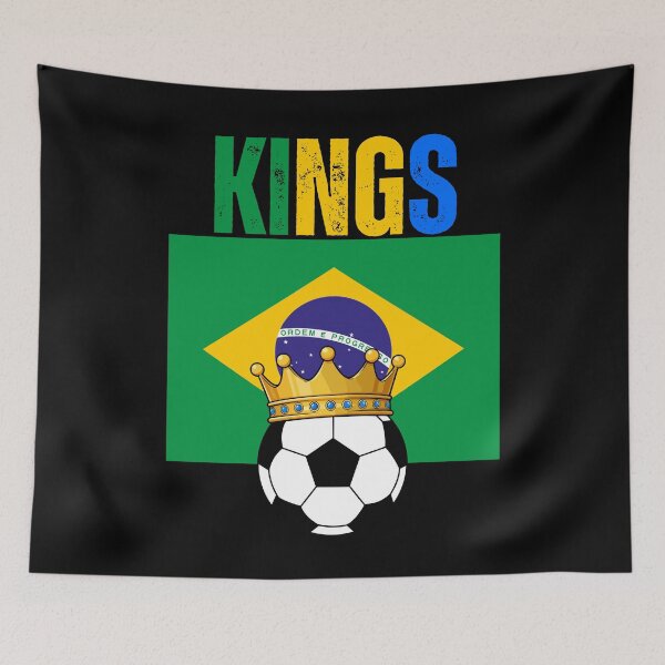 Item preview, Brazil Kings of Football Soccer Fan Design designed and sold by Karim-Karem.