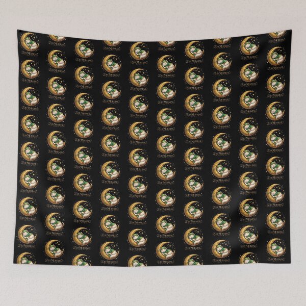 Item preview, Eid Mubarak Festive Golden Moon Hijabi Cat designed and sold by DuckOddity.