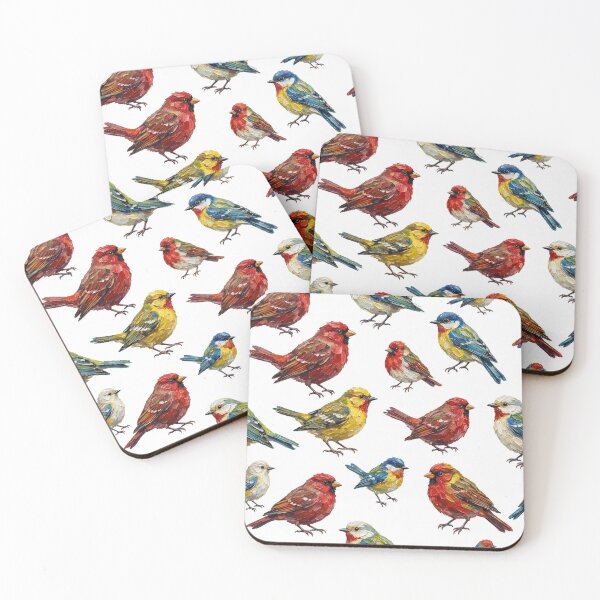 Item preview, Impasto Oil Paint Birds Symphony designed and sold by wissal.studio.