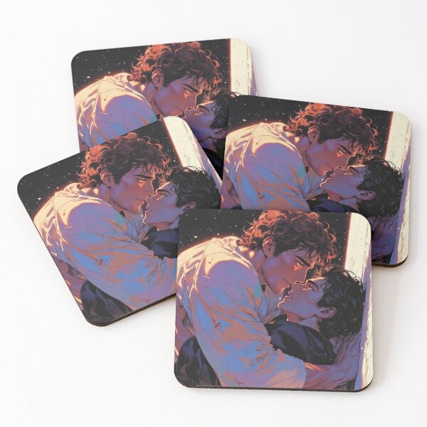 Item preview, Hockey Rivals Passionate Kiss on Ice designed and sold by ZhivanCrimson.