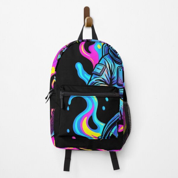 Item preview, Psychedelic Astronaut Trippy Neon Space Art designed and sold by M.Store.