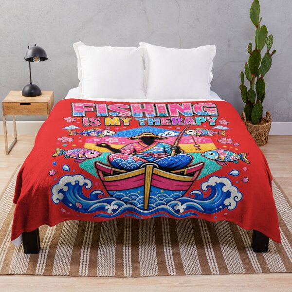 Item preview, Fishing is my Therapy designed and sold by CoolCrazyQuirky.