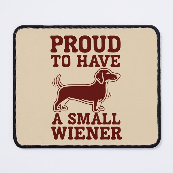Item preview, Proud to Have a Small Wiener Funny Dachshund Shirt, Cute Wiener Dog Pun Design, Retro Dog Lover Humor Graphic designed and sold by American Spirit.