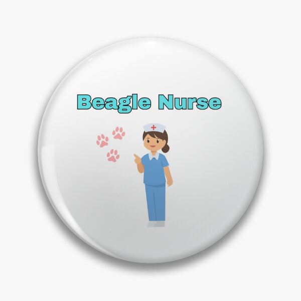 Item preview, Cute Beagle Nurse Dog Design for Healthcare Workers designed and sold by VersaStyles.