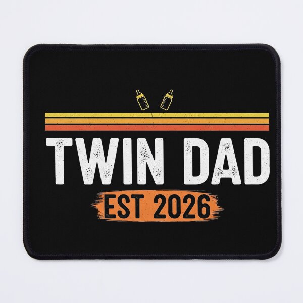 Item preview, Twin Dad Est 2026 Simple Funny Loading Please Wait Humor designed and sold by Designs-RZ.
