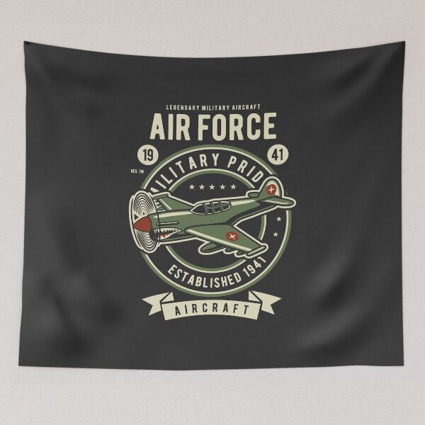 Item preview, Vintage 1941 Military Aircraft Air Force - Retro Warbird Fighter Plane Design designed and sold by 1001T-Shirt.